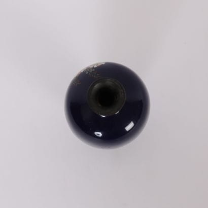 SMALL VASE IN CLOISONNÉ ENAMEL WITH FLORAL...