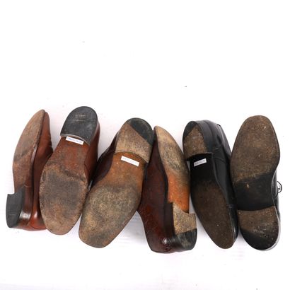 SET OF THREE PAIRS OF MOCCASINS
Three pairs...