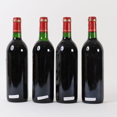 4 btls Château la Commanderie de Queyret...