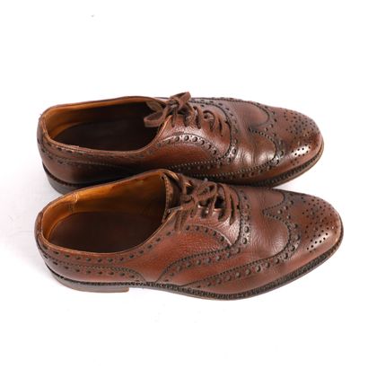 J.M.WESTON, LOAFERS
Pair of brown leather...