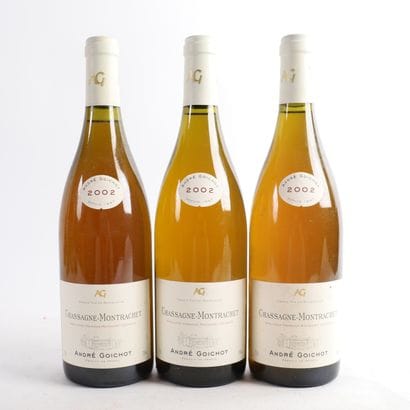 3 Btls CHASSAGNE-MONTRACHET André Goichot...