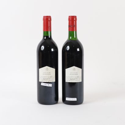 2 Btl Château Gamage bordeaux 1989