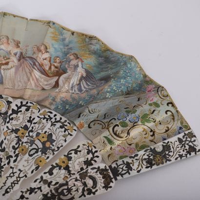 A SECOND HALF OF THE 19th CENTURY NACRE FURNITURE...