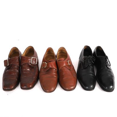 SET OF THREE PAIRS OF MOCCASINS
Three pairs...