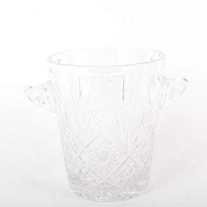 BACCARAT CRYSTAL CHAMPAGNE BUCKET
Hand-cut...