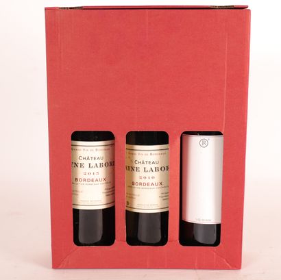 COFFRET 3 Btls including
-1 château MAYNE-LABORIE...