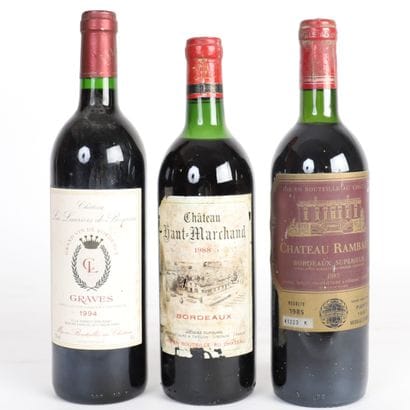 3 btles including: a Château Haut Marchand...