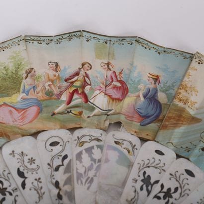 A SECOND HALF OF THE 19th CENTURY NACRE FURNITURE...