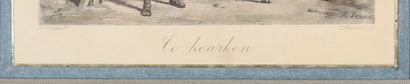 SET OF 4 MASSART ENGRAVINGS after Horace...