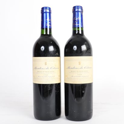 2 bottles Les Moulins de Citran, Haut Médoc...