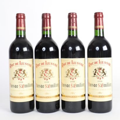 4 btles ROC DE LUSSAC-LUSSAC SAINT EMILION...