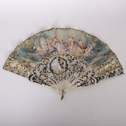 A SECOND HALF OF THE 19th CENTURY NACRE FURNITURE...
