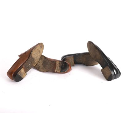 SET OF TWO PAIRS OF MOCCASINS
Two pairs of...