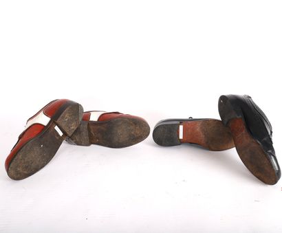 SET OF TWO PAIRS OF MOCCASINS
Two pairs of...
