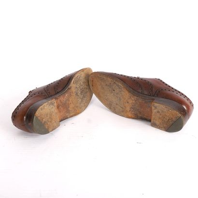 J.M.WESTON, LOAFERS
Pair of brown leather...