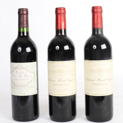 3 including 2 btls Château Haut Vigneau 1997...