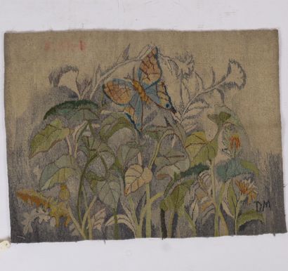 PAPILLON BUTINANT LES FLEURS