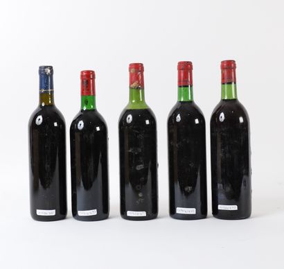 5 btls of bordeaux including :
-1 btl Château...
