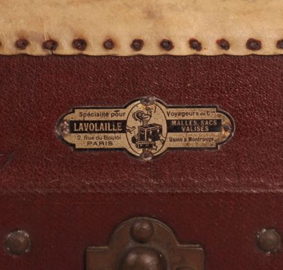 ELEGANT BORDEAUX TRAVELLING CASE by LAVOLAILLE,...
