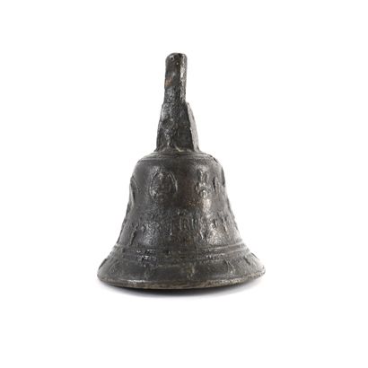 BRONZE CLOCHE, END OF THE 19th CENTURY -...