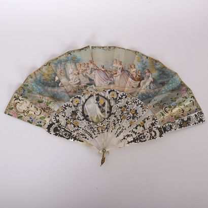 A SECOND HALF OF THE 19th CENTURY NACRE FURNITURE...