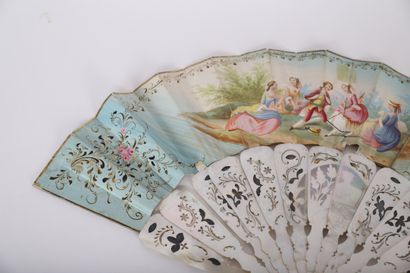 A SECOND HALF OF THE 19th CENTURY NACRE FURNITURE...
