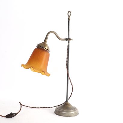 ADJUSTABLE DESK LAMP, 20th CENTURY
Swan-neck-style...