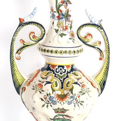 BLOIS EARTHENWARE VASE
Cream earthenware...