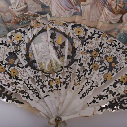 A SECOND HALF OF THE 19th CENTURY NACRE FURNITURE...