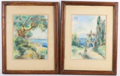 PAIR OF PAYSAGE DU MIDI by Dora ROSIN (20th)
Protected...