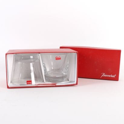 PAIR OF GLASSES, BACCARAT
Crystal glasses,...