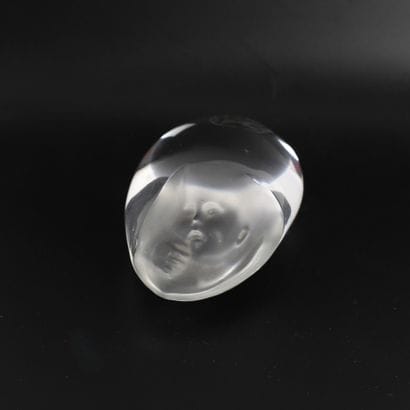 SET OF TWO PAPERWEIGHTS, BACCARAT
Crystal...
