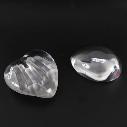 SET OF TWO PAPERWEIGHTS, DAUM FRANCE
- Paperweight...