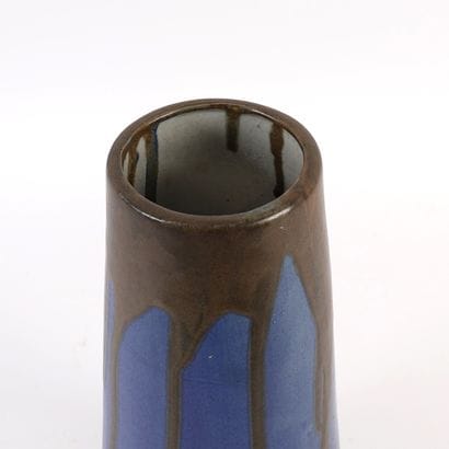 STONEWARE VASE by Léon POINTU (1879–1942)
Blue...