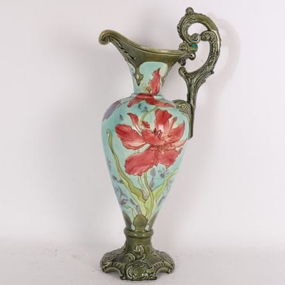LONGCHAMP EARTHENWARE
Decorative ewer with...
