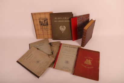 LOTS DE 9 VOLUMES (ART, GÉOGRAPHIE, LITTÉRATURE)
-Chef...