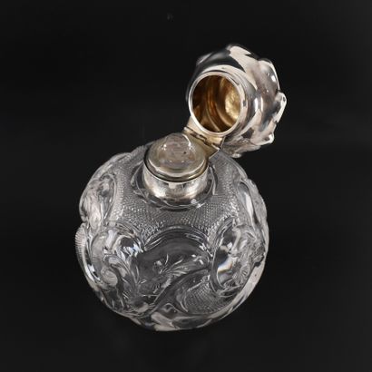 PAIR OF PERFUM BOTTLES, END OF 19th CENTURY...