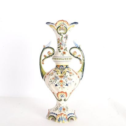BLOIS EARTHENWARE VASE
Cream earthenware...