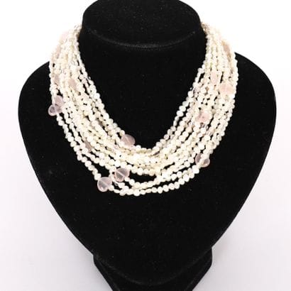 FRESHWATER PEARL STRING CHOKER NECKLACE
Necklace...