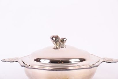 OCTOGONAL SILVER-METAL LEGUM by ERCUIS
Lid...