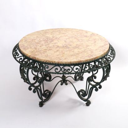 ROUND LIVING ROOM TABLE, 20th century
Table...
