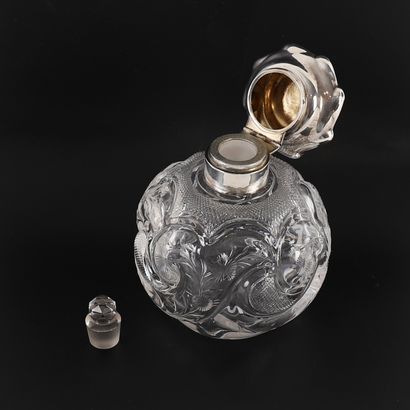 PAIR OF PERFUM BOTTLES, END OF 19th CENTURY...