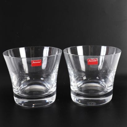 PAIR OF GLASSES, BACCARAT
Crystal glasses,...