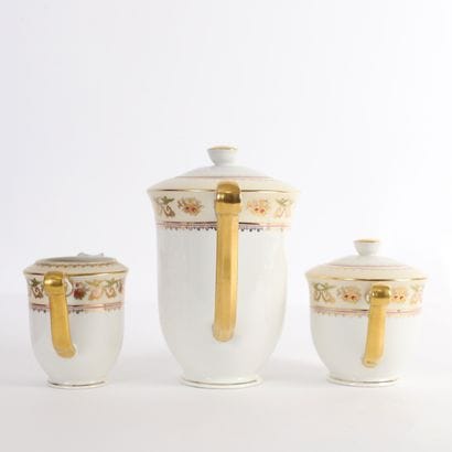 RAYNAUD CIE COFFEE SERVICE IN LIMOGES
White...