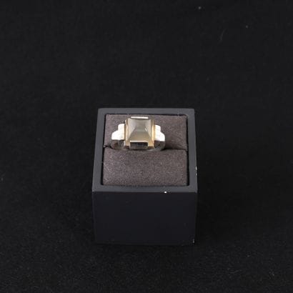 ART DECO SILVER RING
Silver ring, crab hallmark,...