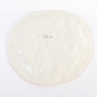 DISH WITH LEAF DESIGN, NINA RICCI.
Ceramic...