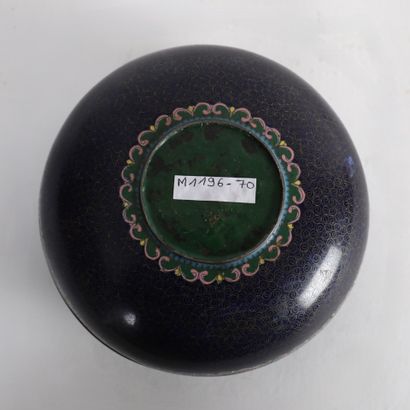 CLOISSONED ENAMEL BONBONNIERE, late 19th...