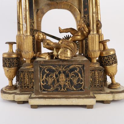 LOUIS XVI-ERA WOODEN CLOCK
Wood and gilded...
