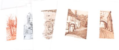SET OF SIX ENGRAVINGS by Félix SCHIVO (1924-2006)
Includes:
-...