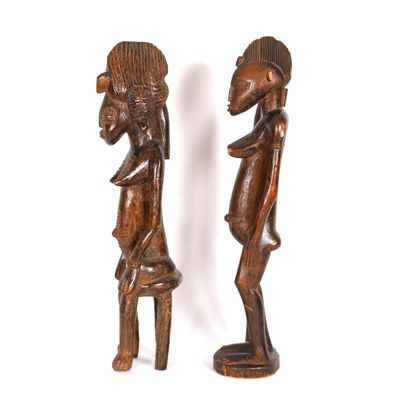 PAIR OF AFRICAN STATUES
Statues representing...